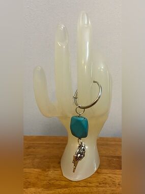 NEW Turquoise keychain - Strictly Canadian!